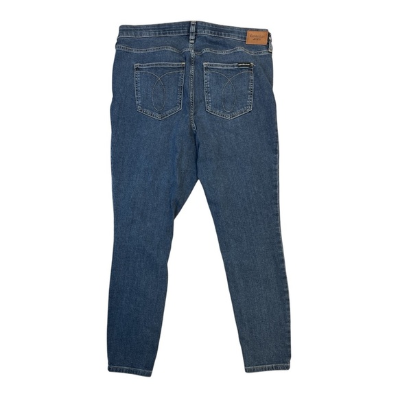 Calvin Klein Jeans Mid Rise Skinny Made with Repreve, Women’s, Blue, Sz 18 W - Picture 12 of 12